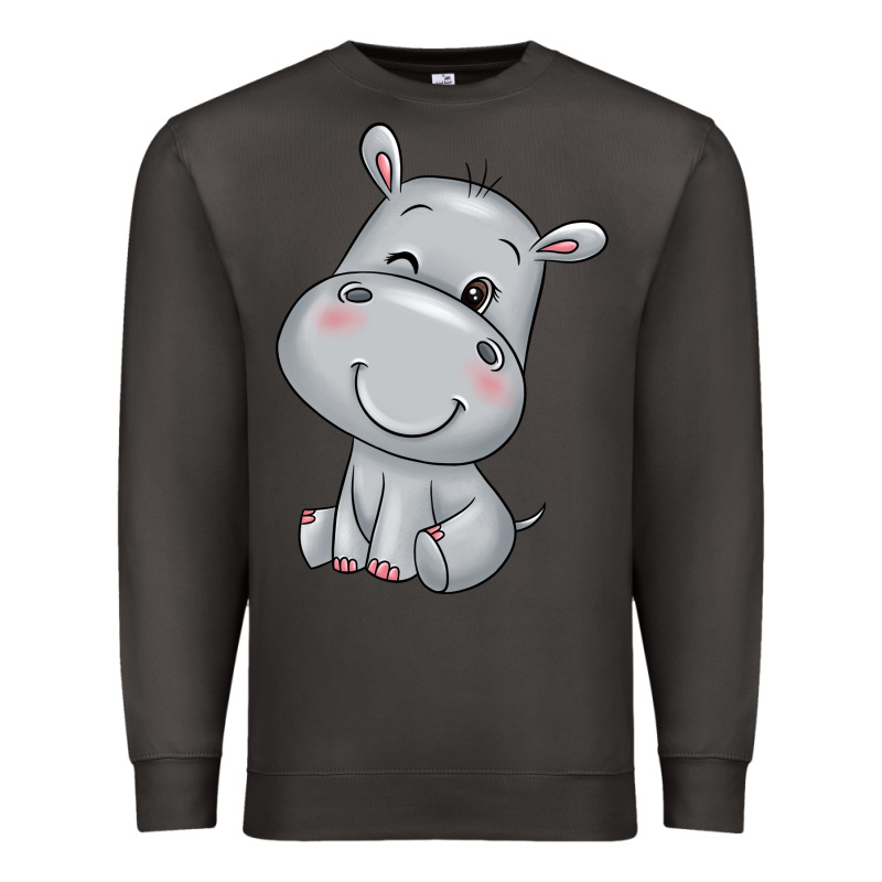 Hippo Premium Sweatshirt by texasbilliewilder | Teevron