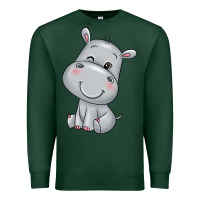 Sports Green hippo Premium Sweatshirt - texasbilliewilder