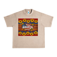 French Oak usa map Urban Heavy Tee - Artiststas