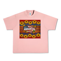 Salmon usa map Urban Heavy Tee - Artiststas