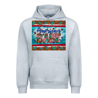 Heather Grey American babe leopard gemstone Urban Hoodie - Artiststas