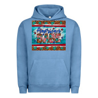 Pigment Pebble Blue American babe leopard gemstone Urban Hoodie - Artiststas