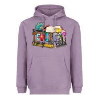 Lavender teachers change the world Heavyweight Hoodie - Zillion Design Studio