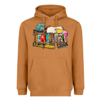 Meerkat teachers change the world Heavyweight Hoodie - Zillion Design Studio