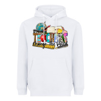 White teachers change the world Heavyweight Hoodie - Zillion Design Studio