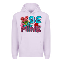 Lilac be mine valentine Premium Hoodie - AdoDesignShop