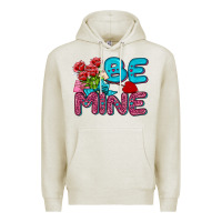 Oatmeal Heather be mine valentine Premium Hoodie - AdoDesignShop