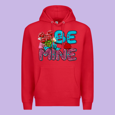 Be Mine Valentine Premium Hoodie Designed By Adodesignshop