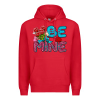 Red be mine valentine Premium Hoodie - AdoDesignShop