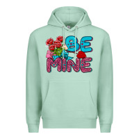 Seafoam be mine valentine Premium Hoodie - AdoDesignShop
