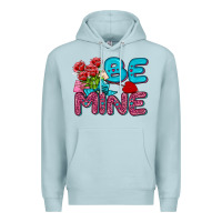 Blue Mist be mine valentine Premium Hoodie - AdoDesignShop