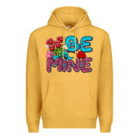 Mustard be mine valentine Premium Hoodie - AdoDesignShop