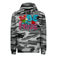 Slate Camo be mine valentine Premium Hoodie - AdoDesignShop