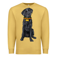 Antique Gold labrador retriever with overflow Premium Sweatshirt - texasbilliewilder