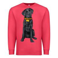 Cardinal labrador retriever with overflow Premium Sweatshirt - texasbilliewilder