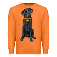 Carrot labrador retriever with overflow Premium Sweatshirt - texasbilliewilder