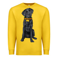 Lemon labrador retriever with overflow Premium Sweatshirt - texasbilliewilder