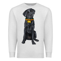 Oatmeal Heather labrador retriever with overflow Premium Sweatshirt - texasbilliewilder