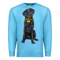 Ocean Blue labrador retriever with overflow Premium Sweatshirt - texasbilliewilder