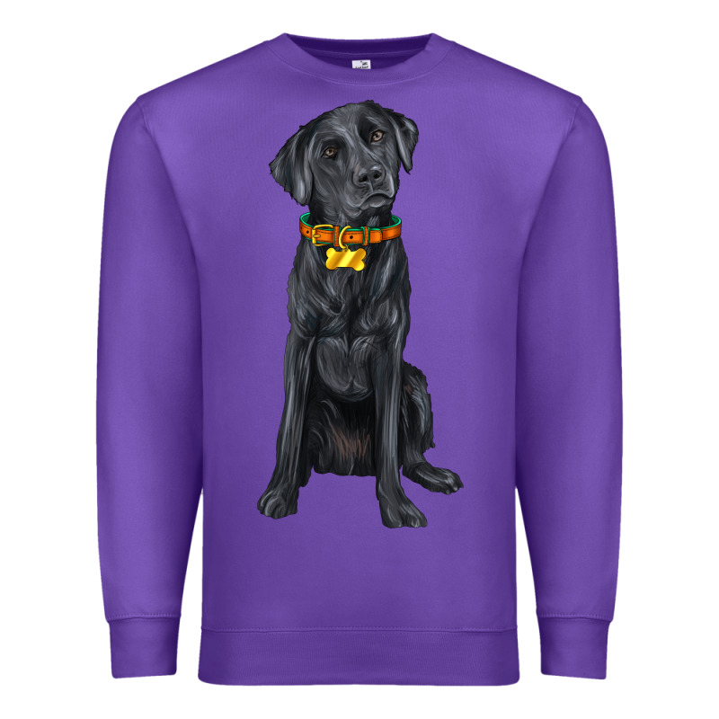 Labrador Retriever With Overflow Premium Sweatshirt by texasbilliewilder | Teevron