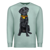 Seafoam labrador retriever with overflow Premium Sweatshirt - texasbilliewilder