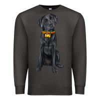 Smoke labrador retriever with overflow Premium Sweatshirt - texasbilliewilder