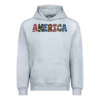 Heather Grey america 4th of july Urban Hoodie - Artiststas