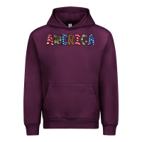 Mauve Wine america 4th of july Urban Hoodie - Artiststas