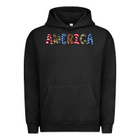 Pigment Black america 4th of july Urban Hoodie - Artiststas