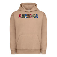 Pigment Burro america 4th of july Urban Hoodie - Artiststas