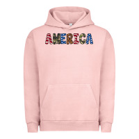 Pigment Salmon america 4th of july Urban Hoodie - Artiststas
