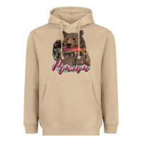 Mushroom Mother's Day Mama Bear Hunting Fish Heavyweight Hoodie - RanaPortraitStore