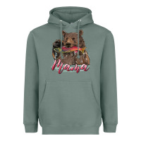 Sage Mother's Day Mama Bear Hunting Fish Heavyweight Hoodie - RanaPortraitStore
