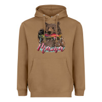 Toasted Coconut Mother's Day Mama Bear Hunting Fish Heavyweight Hoodie - RanaPortraitStore