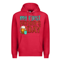 Cardinal my first father's day Premium Hoodie - Artiststas