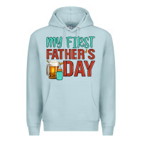 Blue Mist my first father's day Premium Hoodie - Artiststas
