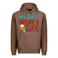 Chestnut my first father's day Premium Hoodie - Artiststas