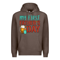 Coffee my first father's day Premium Hoodie - Artiststas