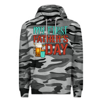 Slate Camo my first father's day Premium Hoodie - Artiststas