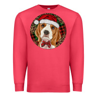 Cardinal beagle christmas ornament Premium Sweatshirt - RanaPortraitStore