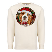 Sandshell beagle christmas ornament Premium Sweatshirt - RanaPortraitStore