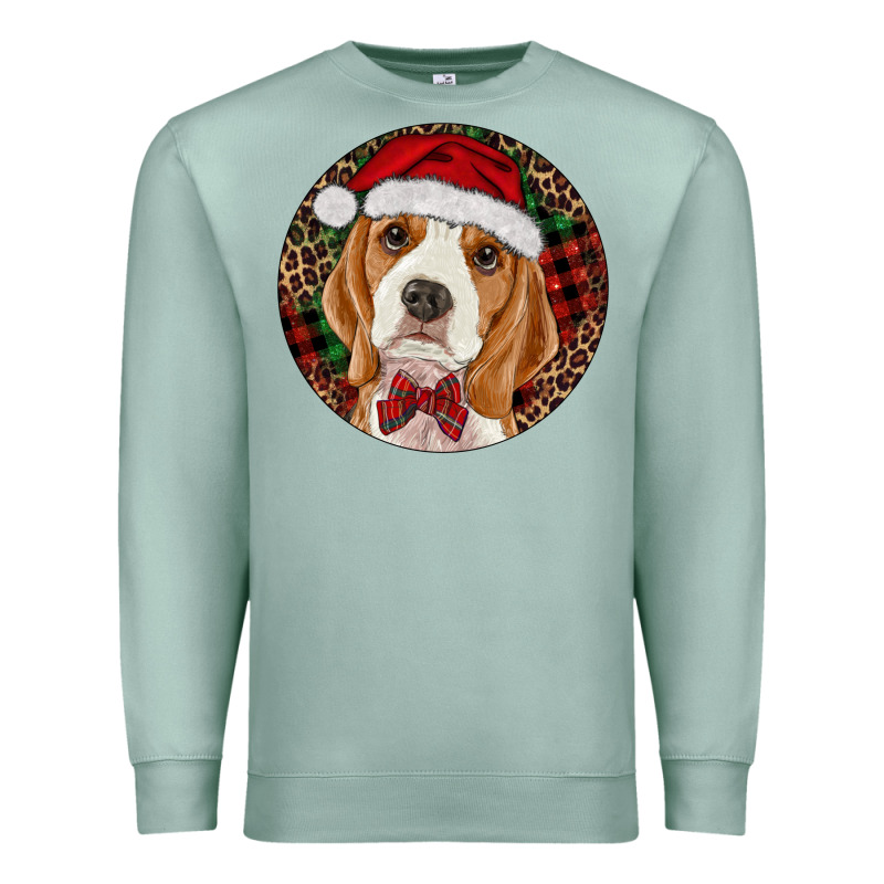 Beagle Christmas Ornament Premium Sweatshirt by RanaPortraitStore | Teevron