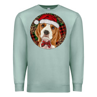 Seafoam beagle christmas ornament Premium Sweatshirt - RanaPortraitStore