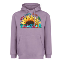 Lavender teacher sunflower listen encourage motivate inspir Heavyweight Hoodie - Zillion Design Studio