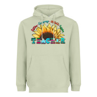 Matcha teacher sunflower listen encourage motivate inspir Heavyweight Hoodie - Zillion Design Studio