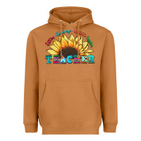 Meerkat teacher sunflower listen encourage motivate inspir Heavyweight Hoodie - Zillion Design Studio