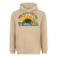 Mushroom teacher sunflower listen encourage motivate inspir Heavyweight Hoodie - Zillion Design Studio