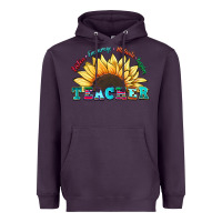 Plum teacher sunflower listen encourage motivate inspir Heavyweight Hoodie - Zillion Design Studio