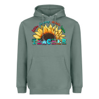 Sage teacher sunflower listen encourage motivate inspir Heavyweight Hoodie - Zillion Design Studio