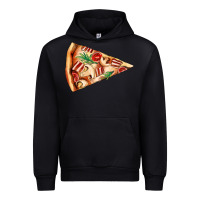 Black pizza slice Urban Hoodie - AdoDesignShop